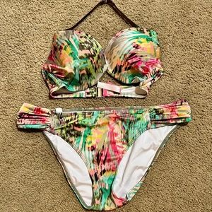 Victoria’s Secret Size 32C Padded Swim Bathing Suit